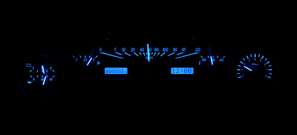 1964-1965 Ford Mustang VHX Gauge Instruments - Dakota Digital VHX-64F-FAL