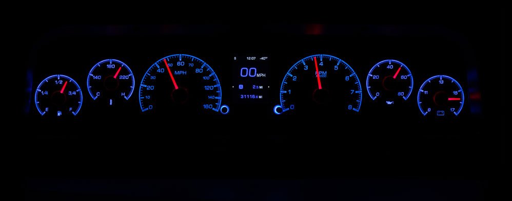 1964- 66 Chevy C10 Truck HDX Gauge Instruments - Dakota Digital