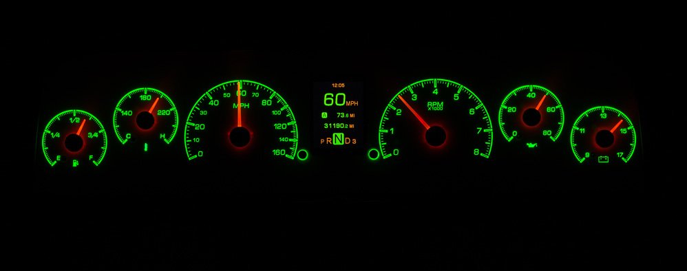 1964- 66 Chevy C10 Truck HDX Gauge Instruments - Dakota Digital