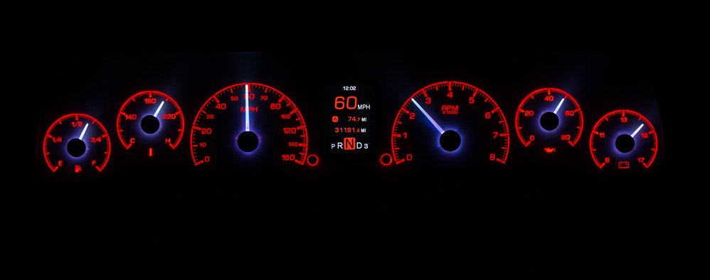 1964- 66 Chevy C10 Truck HDX Gauge Instruments - Dakota Digital