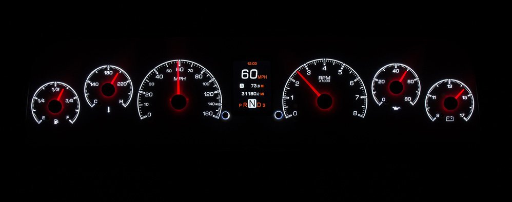 1964- 66 Chevy C10 Truck HDX Gauge Instruments - Dakota Digital