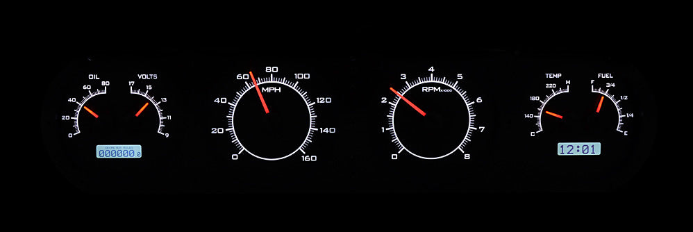 1964-1967 Pontiac GTO, Lemans, Tempest VHX Instruments - Dakota Digital VHX-64P-GTO