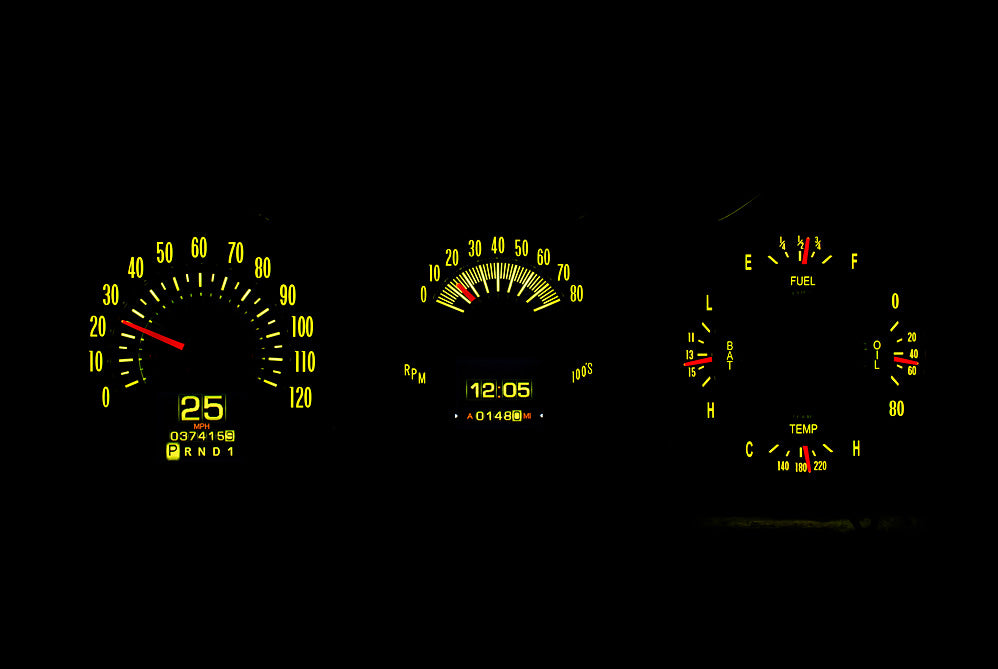 1964- 65 Chevy El Camino RTX Gauge Instruments