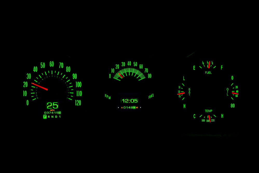 1964- 65 Chevy El Camino RTX Gauge Instruments