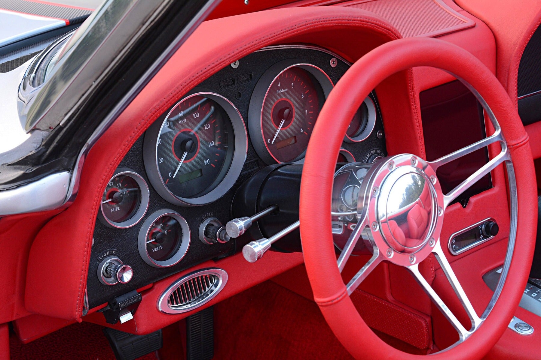 1963-67 Chevy Corvette VHX Instruments - Dakota Digital VHX-63C-VET