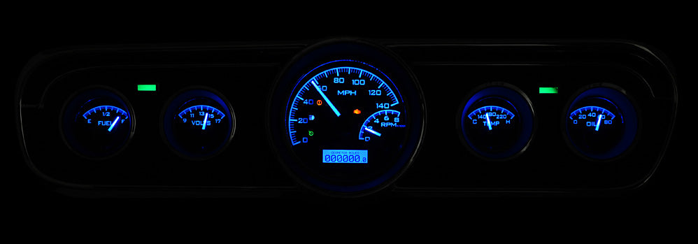 1965-1966 Ford Mustang VHX Gauge Instruments - Dakota Digital VHX-65F-MUS