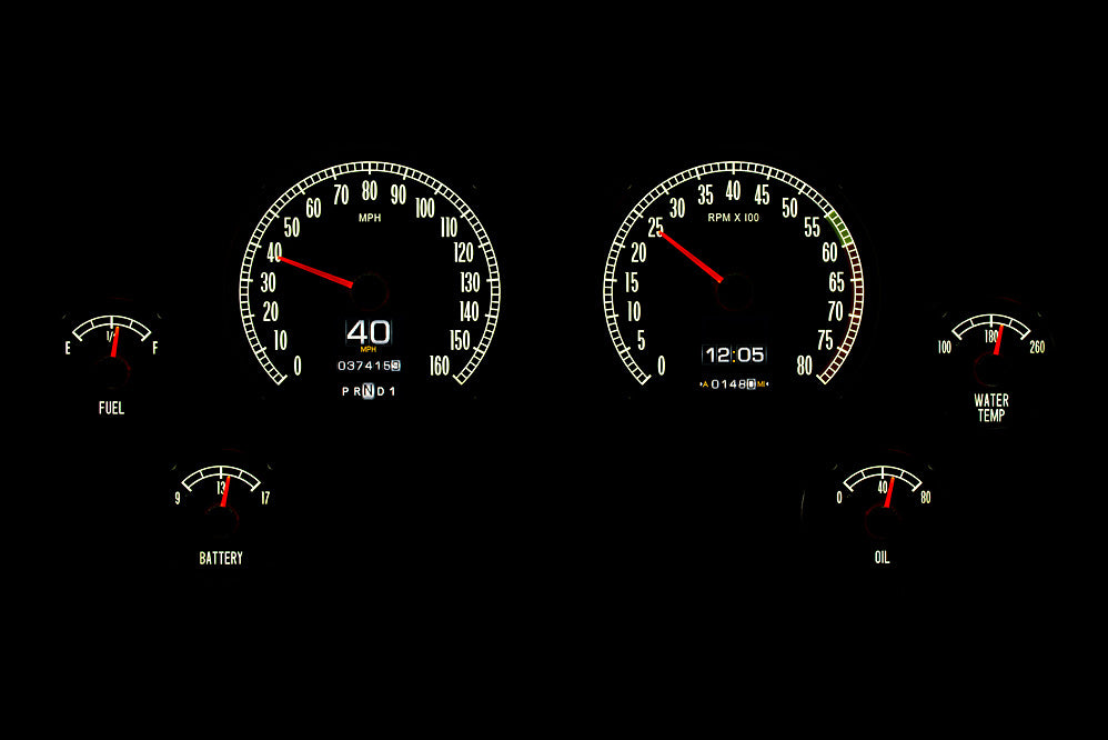 1965-67 Corvette RTX Gauge Instruments
