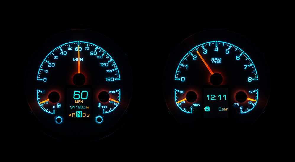 1967- 68 Camaro HDX Gauge Instruments - Dakota Digital