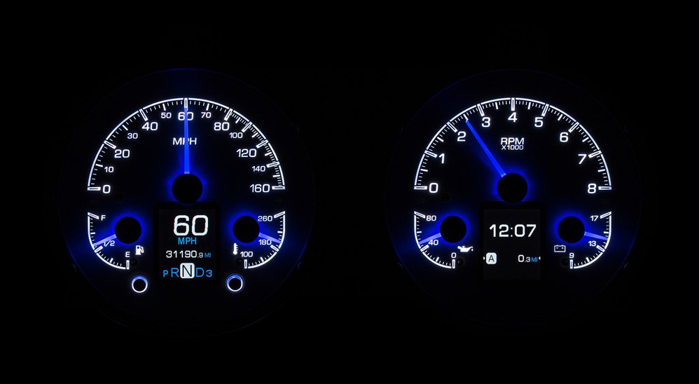 1967- 68 Camaro HDX Gauge Instruments - Dakota Digital