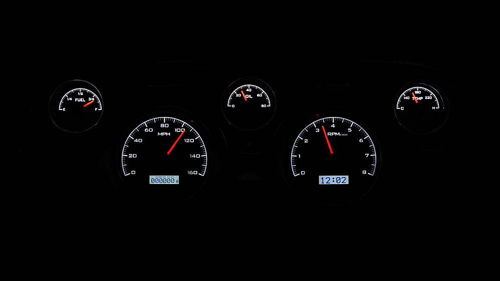1967-1968 Ford Mustang VHX Gauge Instruments - Dakota Digital VHX-67F-MUS