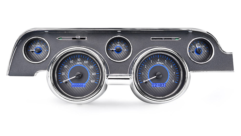 1967-1968 Ford Mustang VHX Gauge Instruments - Dakota Digital VHX-67F-MUS