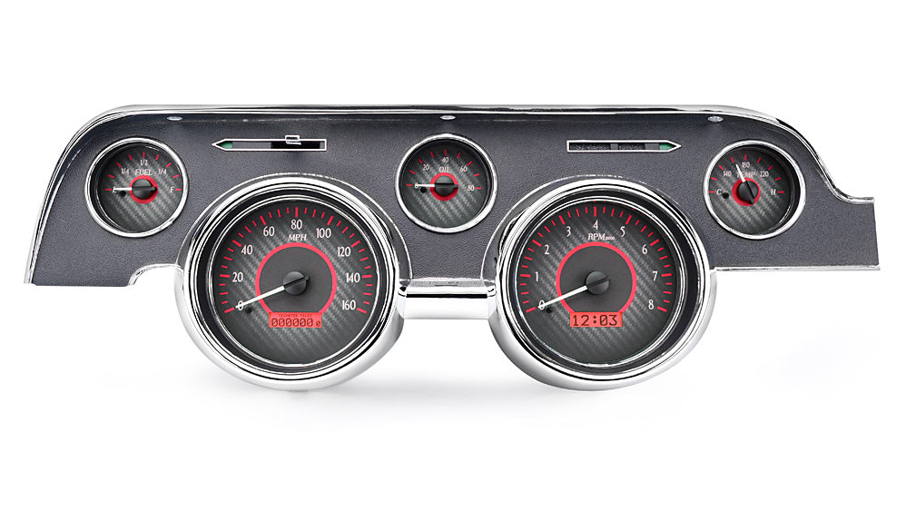 1967-1968 Ford Mustang VHX Gauge Instruments - Dakota Digital VHX-67F-MUS