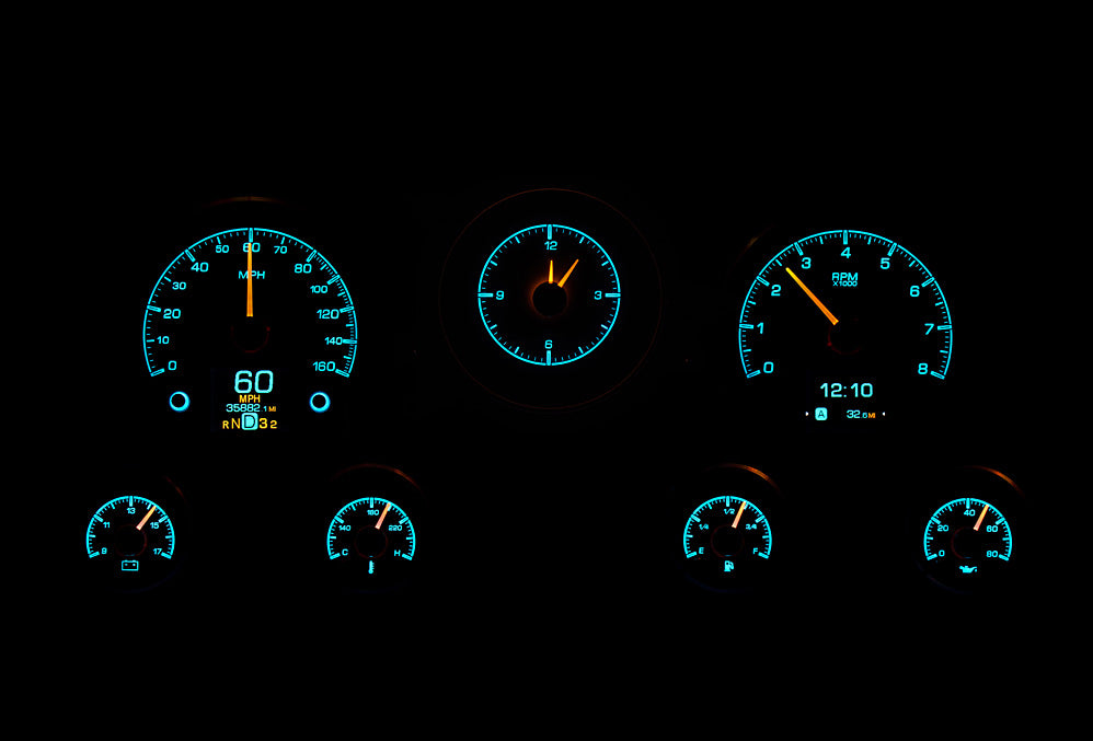 1967-72 Chevy C10 Truck HDX Gauge Instruments - Dakota Digital