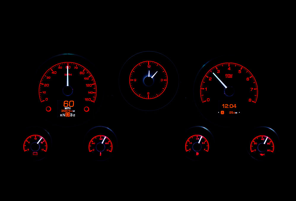 1967-72 Chevy C10 Truck HDX Gauge Instruments - Dakota Digital