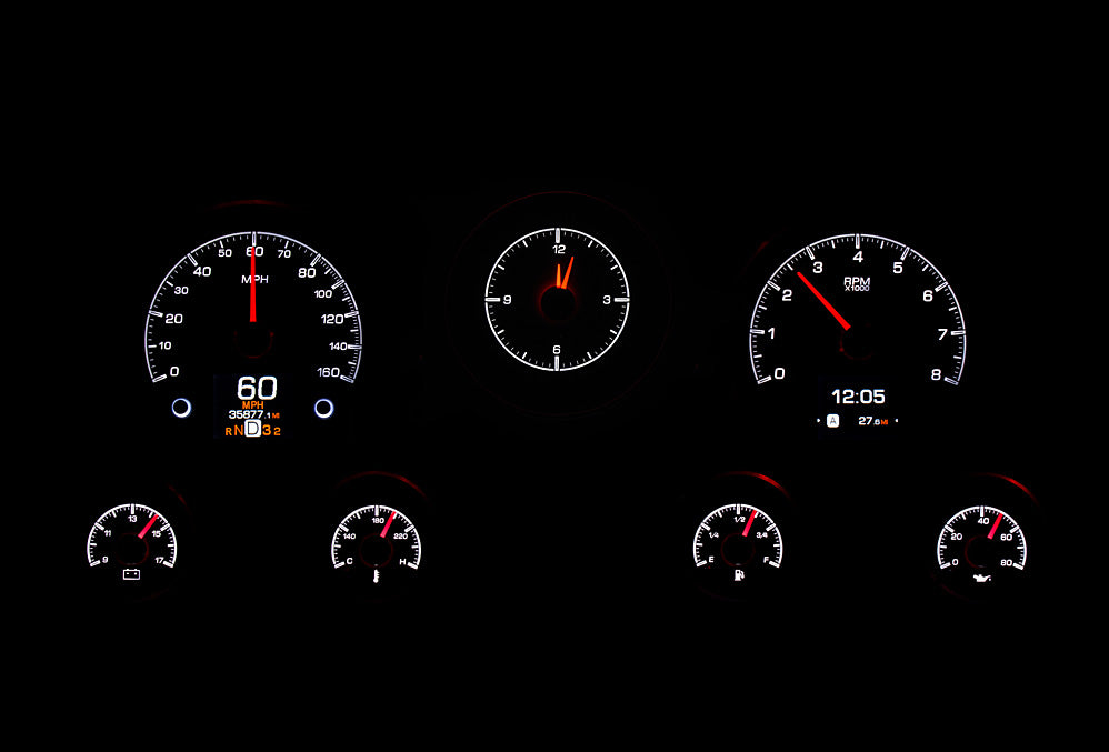 1967-72 Chevy C10 Truck HDX Gauge Instruments - Dakota Digital