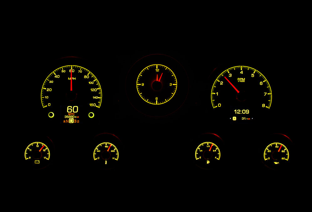 1967-72 Chevy C10 Truck HDX Gauge Instruments - Dakota Digital