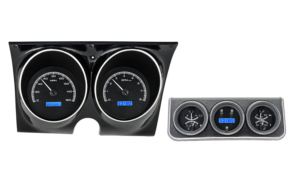 1967 Camaro/ Firebird VHX Instruments w/ Console gauges VHX Instruments - Dakota Digital VHX-67C-CAC