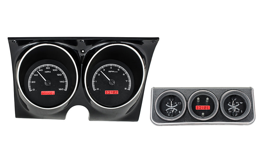 1967 Camaro/ Firebird VHX Instruments w/ Console gauges VHX Instruments - Dakota Digital VHX-67C-CAC