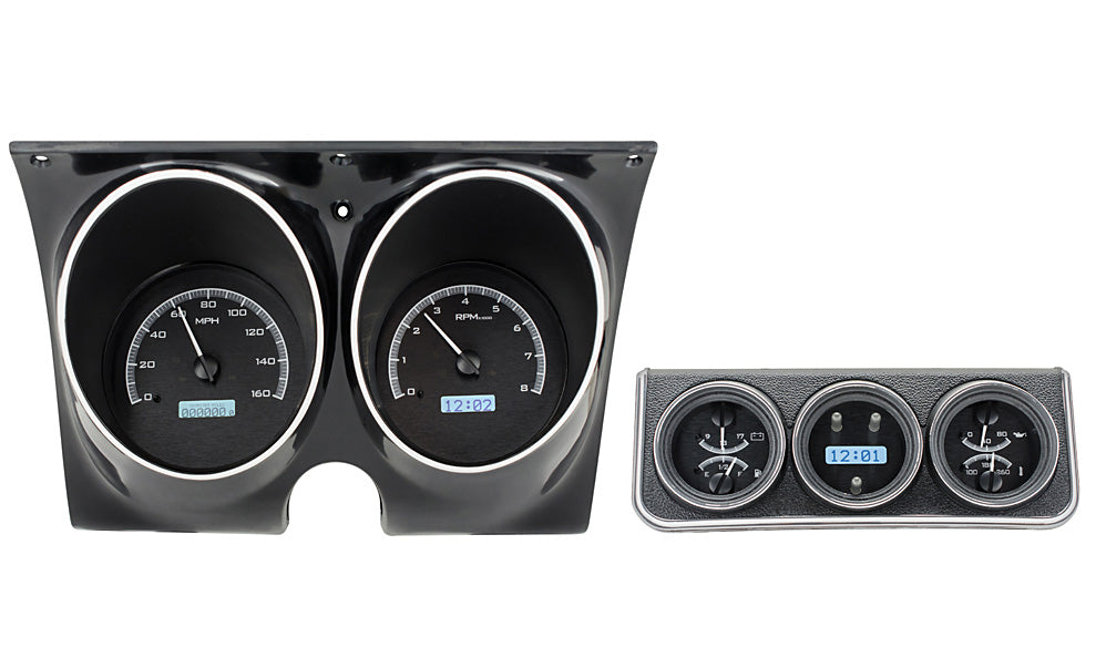 1967 Camaro/ Firebird VHX Instruments w/ Console gauges VHX Instruments - Dakota Digital VHX-67C-CAC