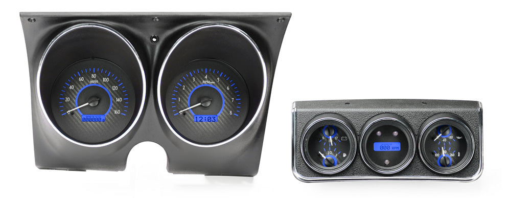1967 Camaro/ Firebird VHX Instruments w/ Console gauges VHX Instruments - Dakota Digital VHX-67C-CAC