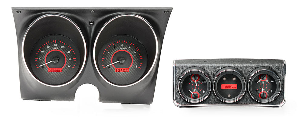 1967 Camaro/ Firebird VHX Instruments w/ Console gauges VHX Instruments - Dakota Digital VHX-67C-CAC