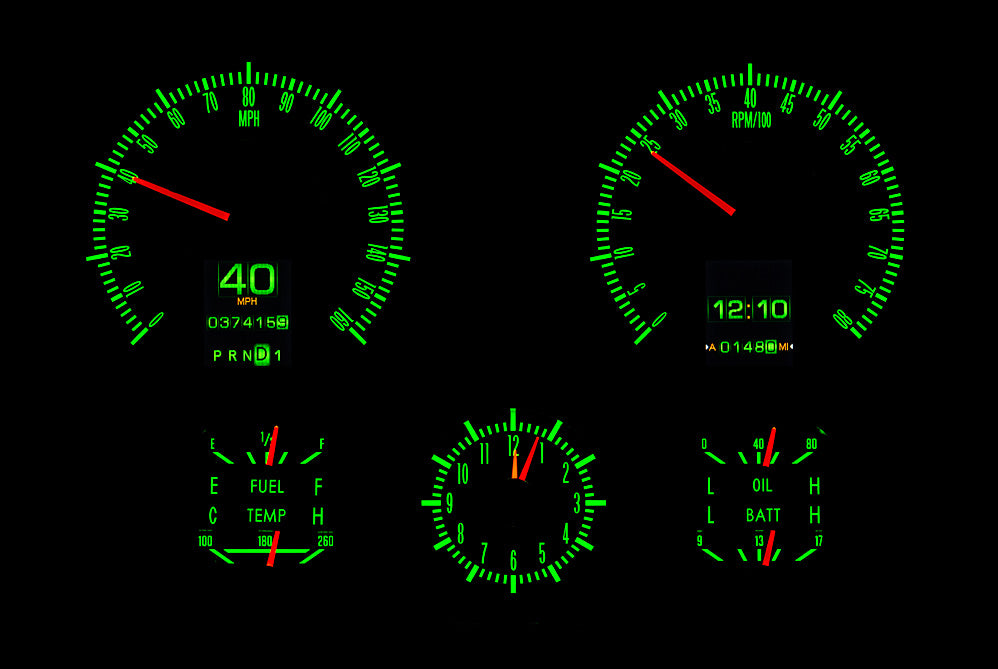 1967 Camaro with Console gauges RTX Instruments