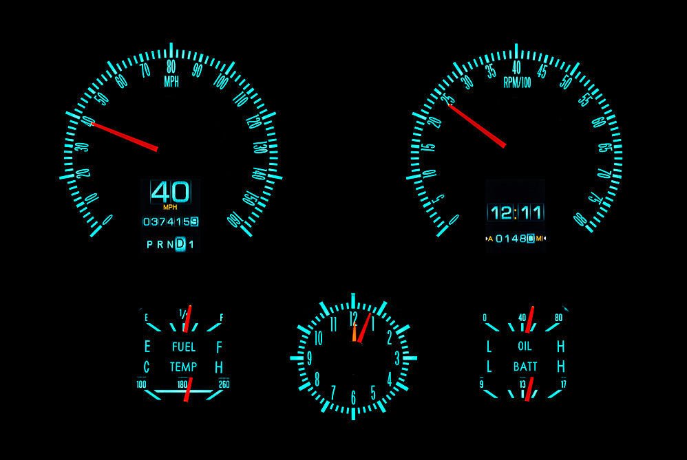 1967 Camaro with Console gauges RTX Instruments