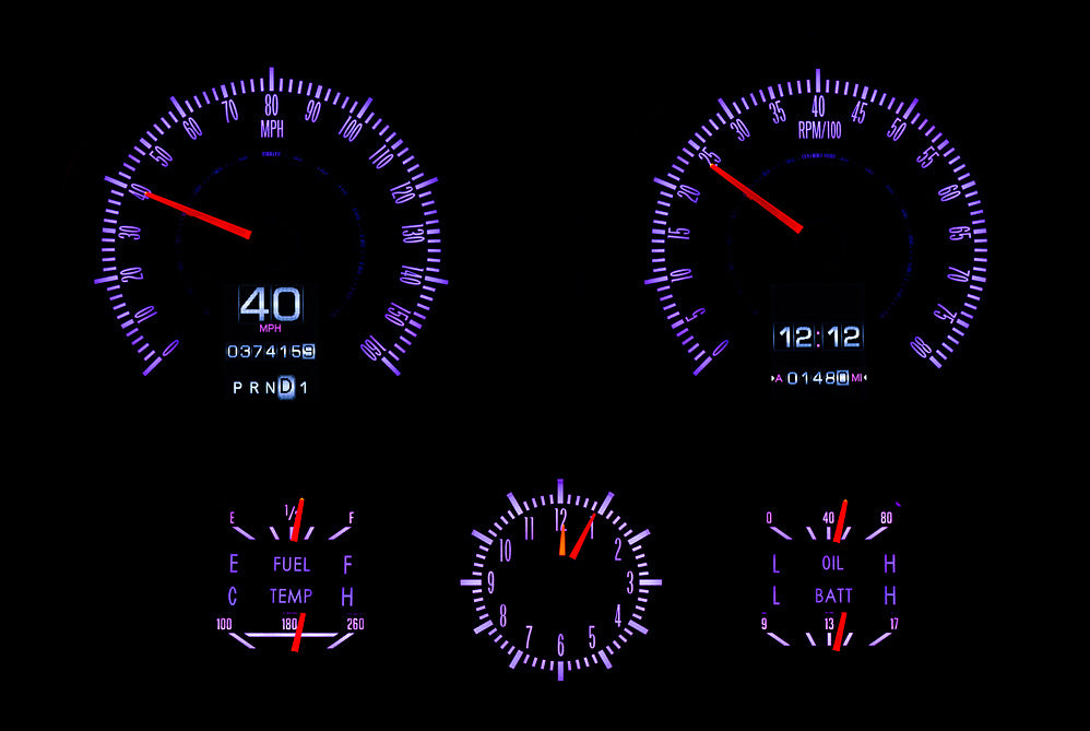 1967 Camaro with Console gauges RTX Instruments