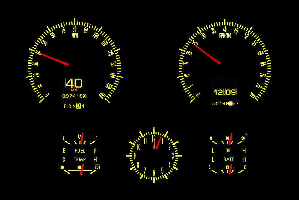 1967 Camaro with Console gauges RTX Instruments