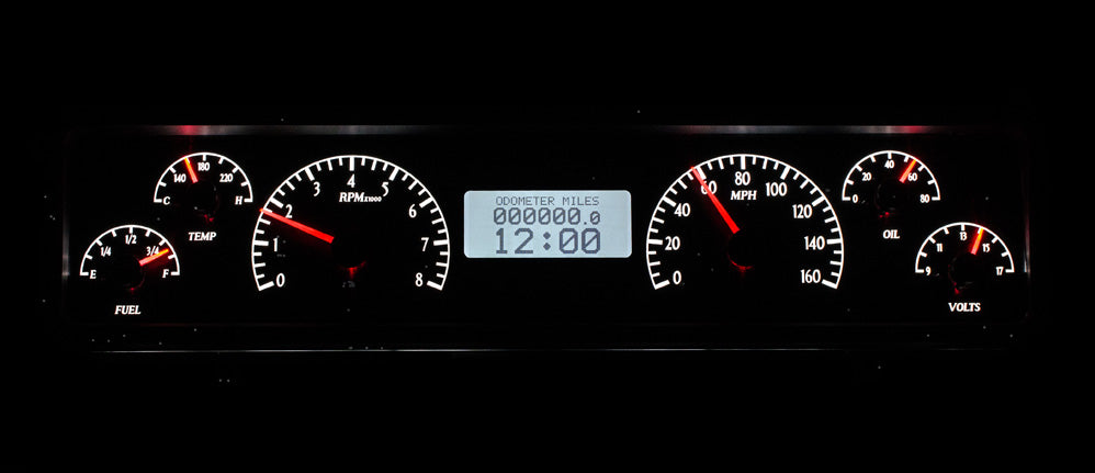 1968 - 69 Buick Skylark VHX Instruments - Dakota Digital VHX-68B-SKY