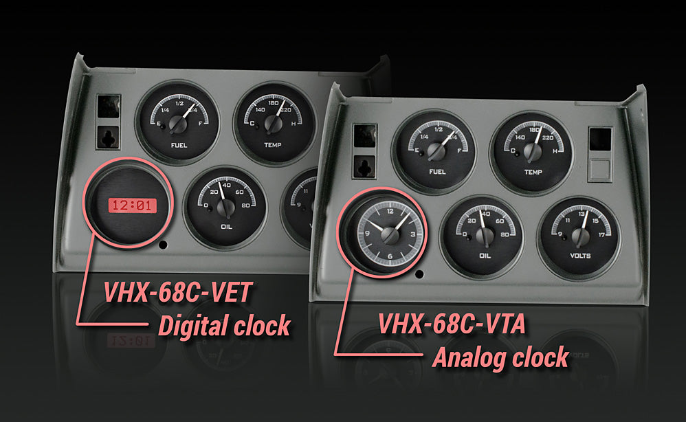 1968- 77 Chevy Corvette VHX Instruments - Dakota Digital VHX-68C-V