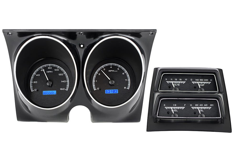 1968 Camaro VHX Instruments w/ Console gauges VHX Instruments - Dakota Digital VHX-68C-CAC