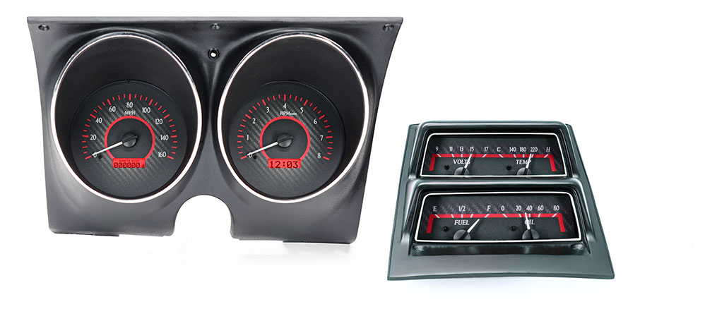 1968 Camaro VHX Instruments w/ Console gauges VHX Instruments - Dakota Digital VHX-68C-CAC