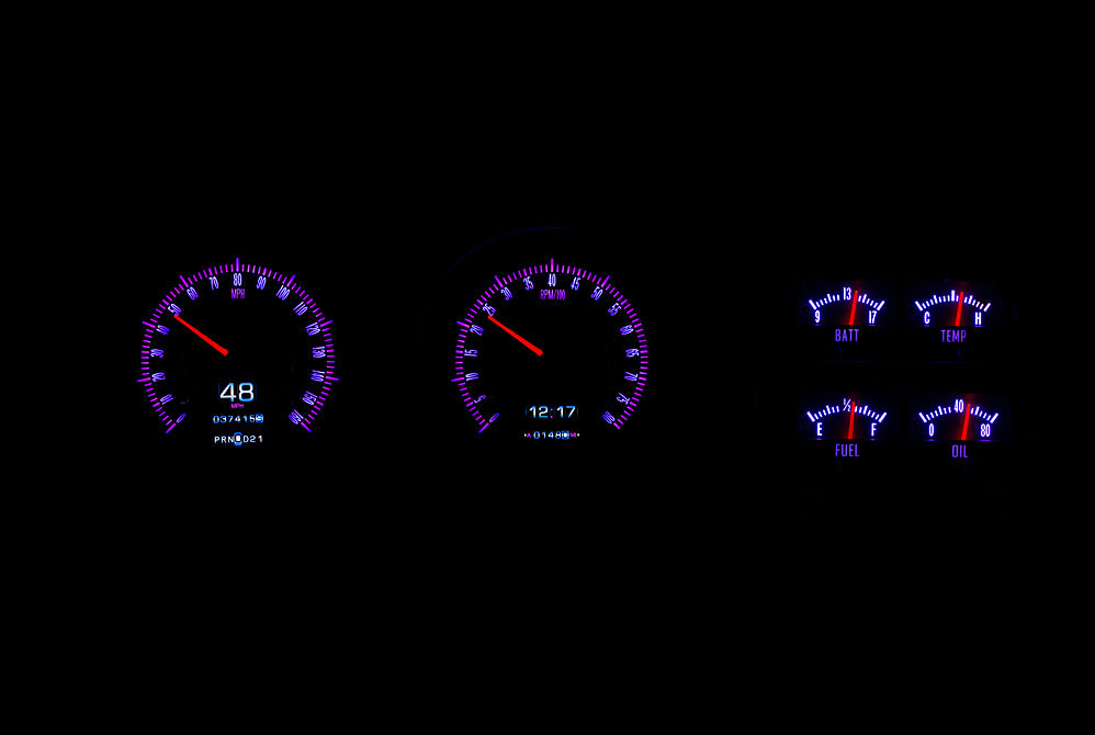 1968 Camaro with Console gauges RTX Instruments