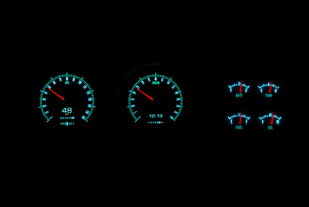 1968 Camaro with Console gauges RTX Instruments