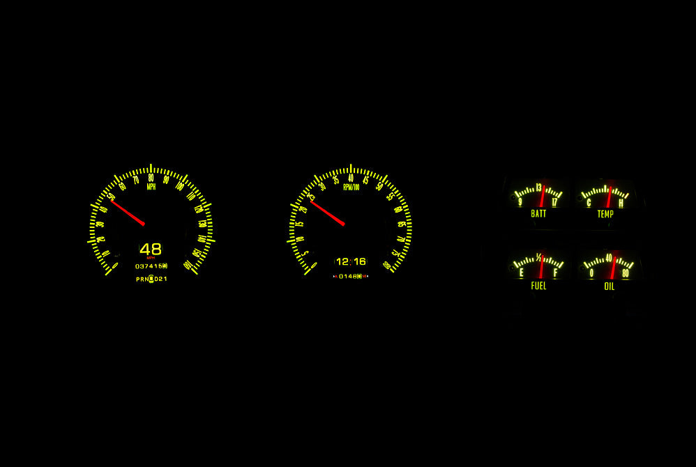 1968 Camaro with Console gauges RTX Instruments