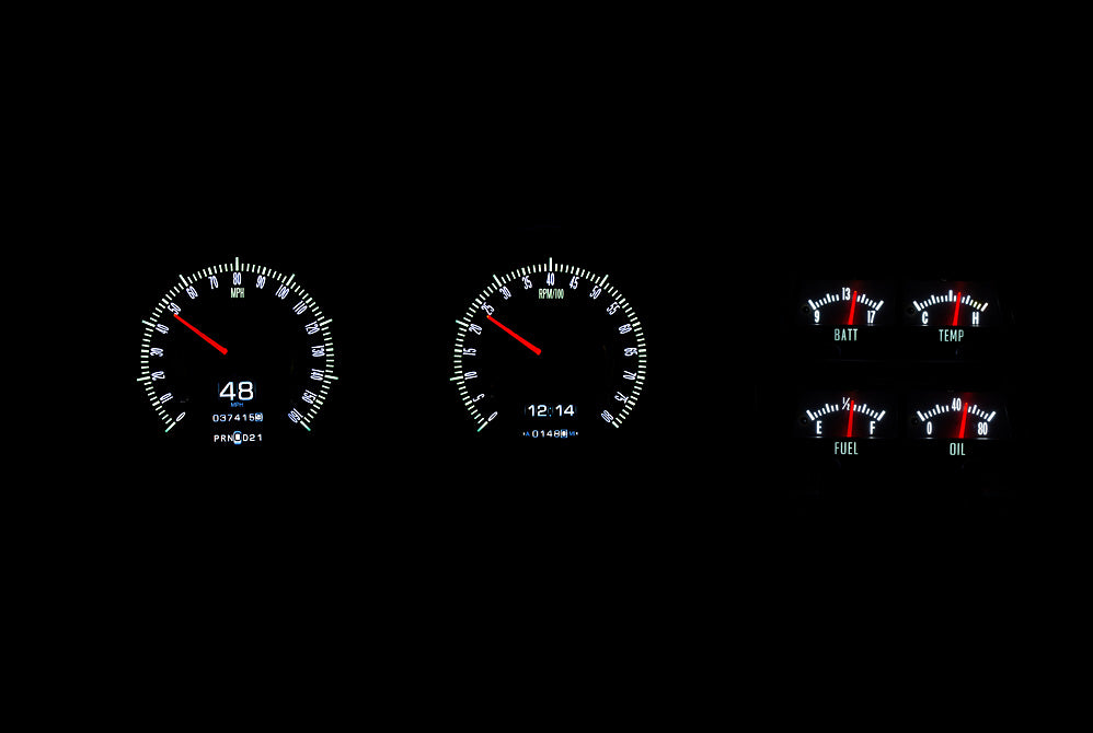 1968 Camaro with Console gauges RTX Instruments