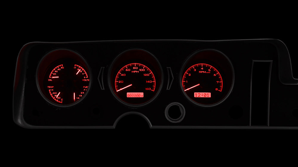 1968 Pontiac GTO VHX Gauge Instruments
