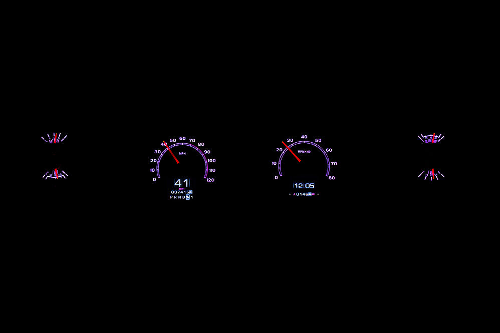 1969- 70 Ford Mustang RTX Gauge Instruments
