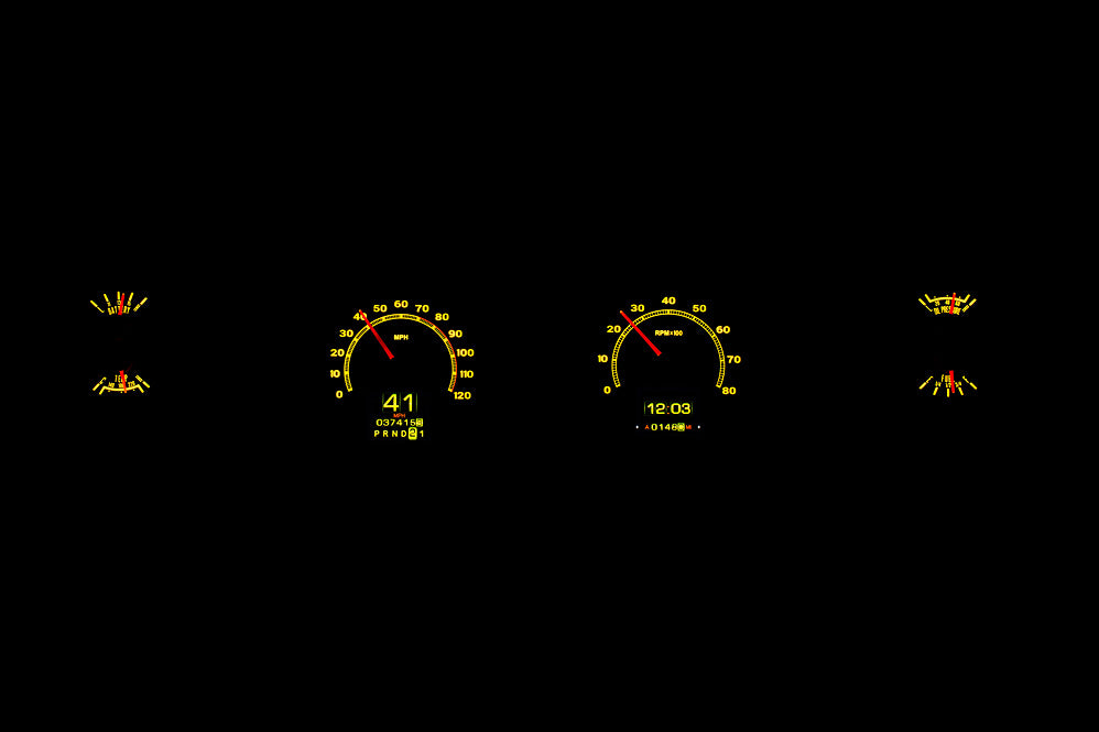 1969- 70 Ford Mustang RTX Gauge Instruments