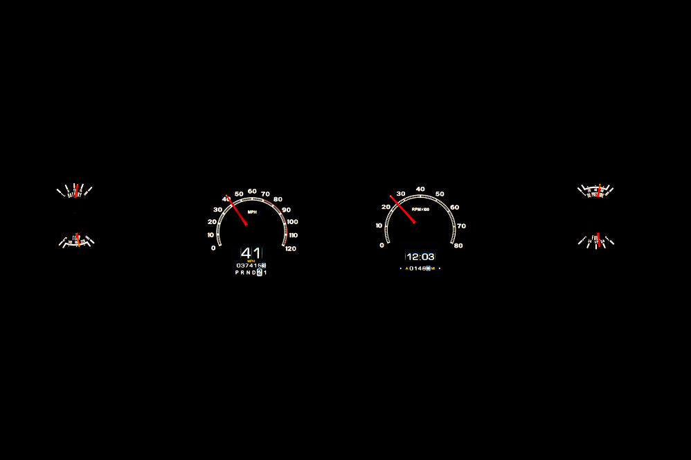 1969- 70 Ford Mustang RTX Gauge Instruments