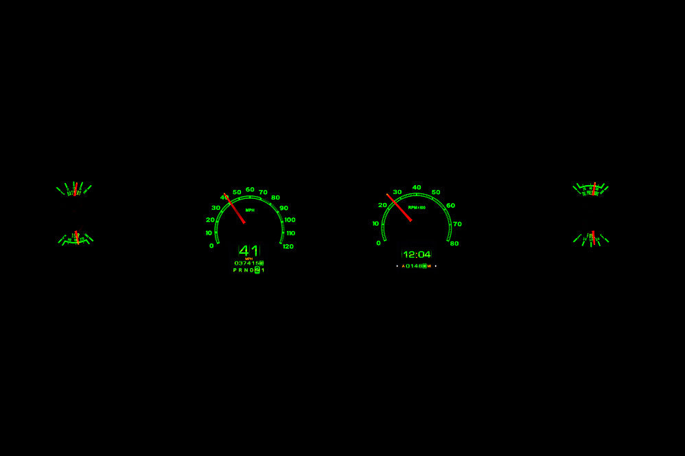 1969- 70 Ford Mustang RTX Gauge Instruments