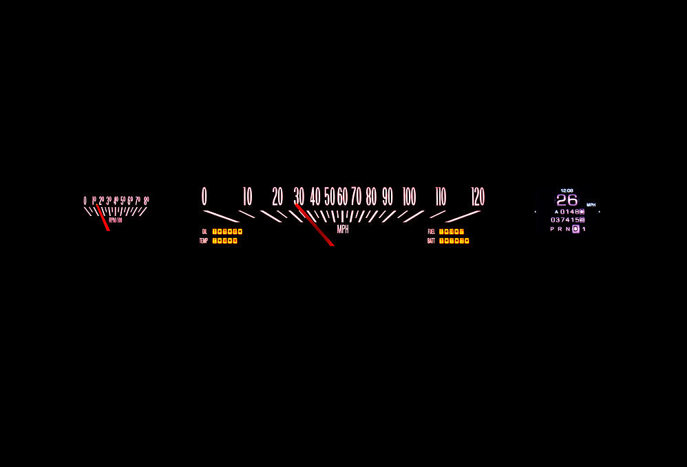 1969- 76 Chevy Nova RTX Gauge Instruments