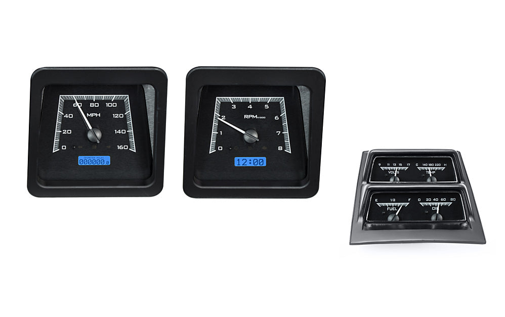 1969 Camaro VHX Instruments with Console gauges - Dakota Digital VHX-69C-CAC