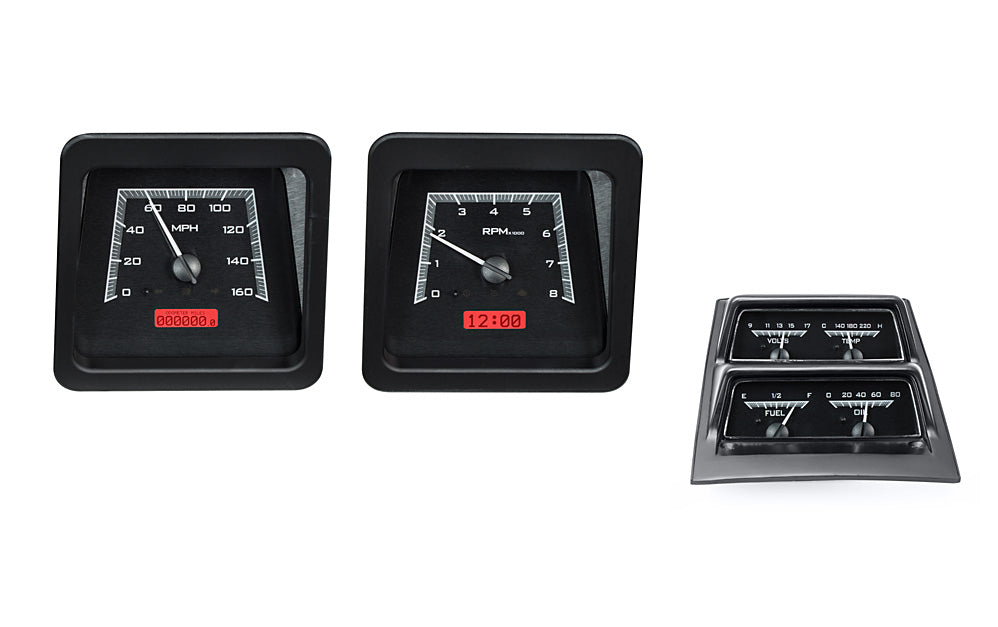 1969 Camaro VHX Instruments with Console gauges - Dakota Digital VHX-69C-CAC