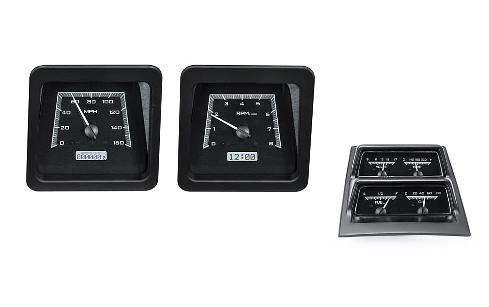 1969 Camaro VHX Instruments with Console gauges - Dakota Digital VHX-69C-CAC