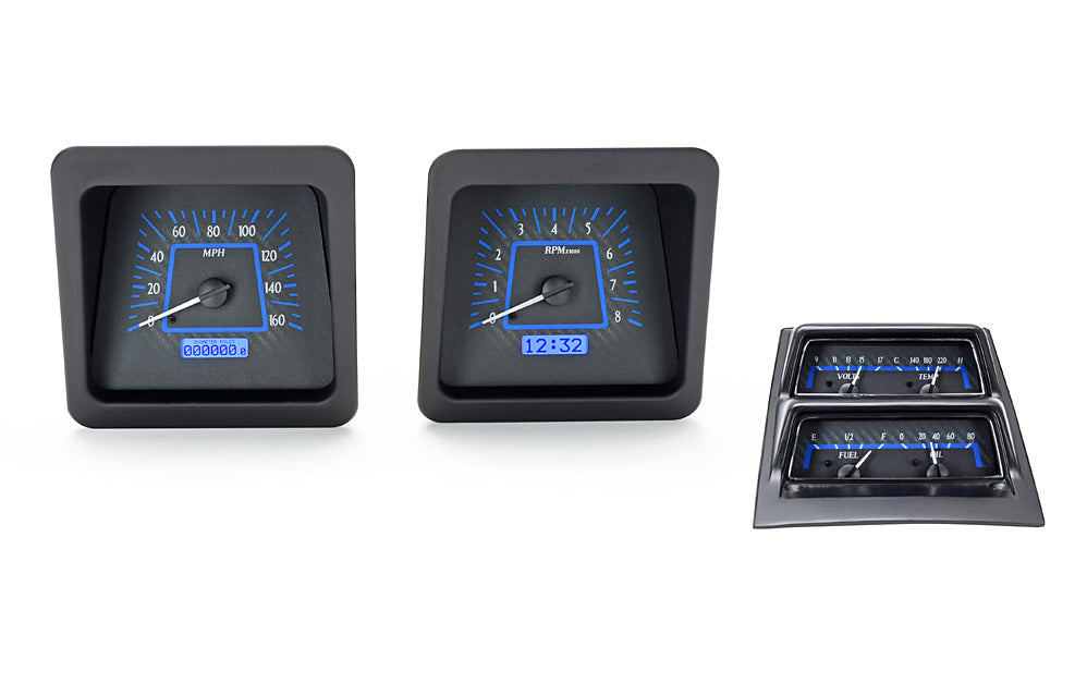 1969 Camaro VHX Instruments with Console gauges - Dakota Digital VHX-69C-CAC