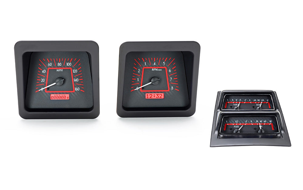 1969 Camaro VHX Instruments with Console gauges - Dakota Digital VHX-69C-CAC