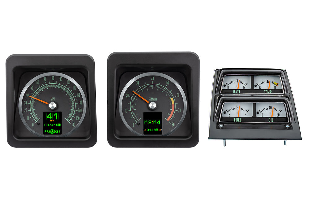 1969 Camaro with Console gauges RTX Instruments