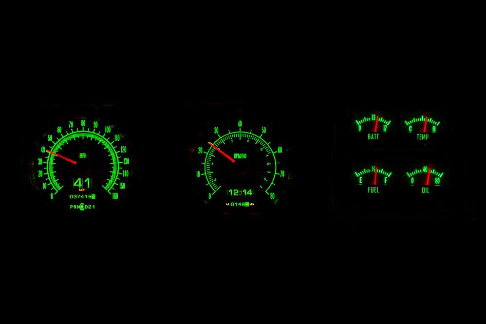 1969 Camaro with Console gauges RTX Instruments